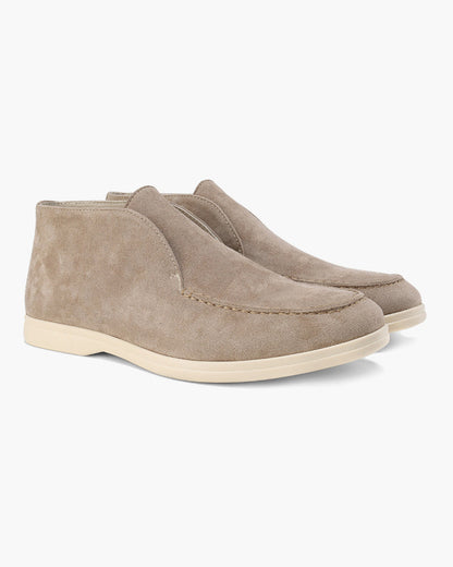 Παλιά χρήματα Υψηλής Suede Loafers